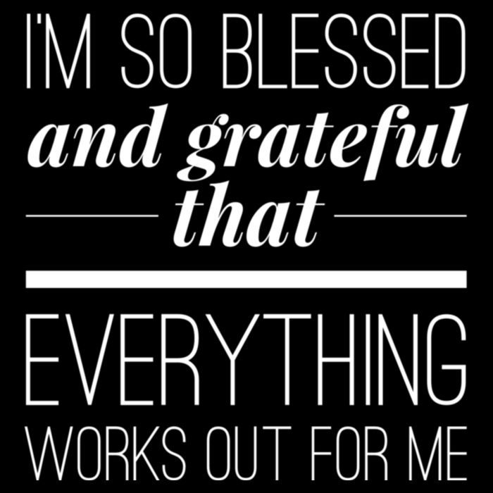 I'm So Blessed And Grateful That Everything Works Out For Me 16 in Basic Backpack