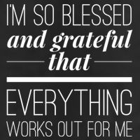 I'm So Blessed And Grateful That Everything Works Out For Me 25L Jumbo Tote