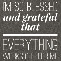 I'm So Blessed And Grateful That Everything Works Out For Me Cotton Canvas Backpack
