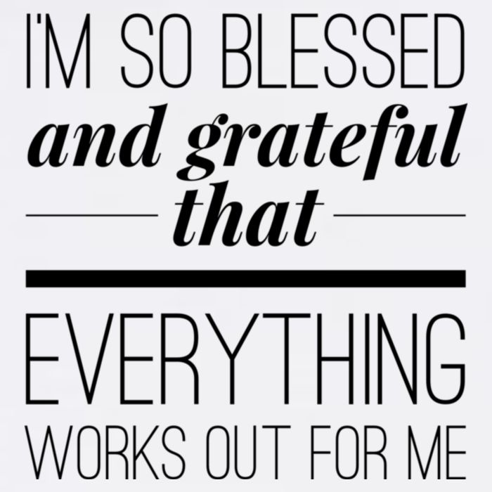 I'm So Blessed And Grateful That Everything Works Out For Me Garment-Dyed Sweatshirt