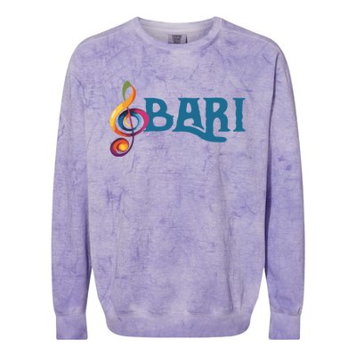 I Sing Baritone Barbershop Quartet Vocal Singer Funny Gift Colorblast Crewneck Sweatshirt