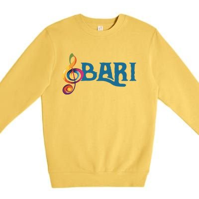 I Sing Baritone Barbershop Quartet Vocal Singer Funny Gift Premium Crewneck Sweatshirt