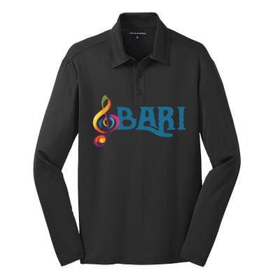 I Sing Baritone Barbershop Quartet Vocal Singer Funny Gift Silk Touch Performance Long Sleeve Polo