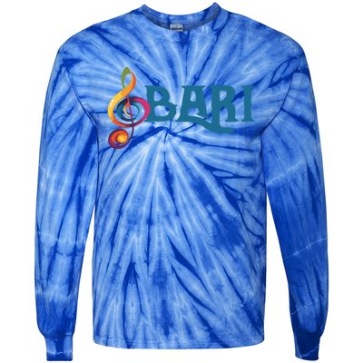 I Sing Baritone Barbershop Quartet Vocal Singer Funny Gift Tie-Dye Long Sleeve Shirt