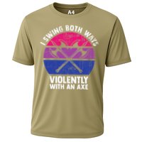 I Swing Both Ways Violently With An Axe Bisexual LGBT Pride Performance Shirt