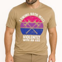 I Swing Both Ways Violently With An Axe Bisexual LGBT Pride Performance Shirt