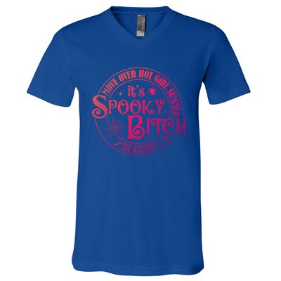 Its Spooky Bitch Move Over Hot Summer Season Gift V-Neck T-Shirt