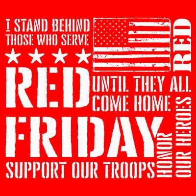 I Stand Behind Those Who Serve American Flag Red Friday T-Shirt