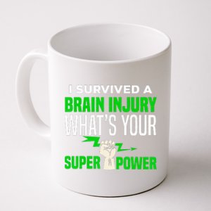 I Survived Brain Injury Awareness TBI Brain Injury Survivor Coffee Mug