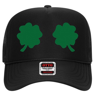 Irish Shamrock Boobs Funny St. Paddy's Day Trucker Hat