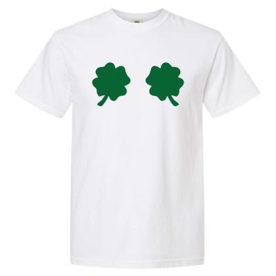 Irish Shamrock Boobs Funny St. Paddy's Day Garment-Dyed Heavyweight T-Shirt