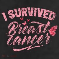 I Survived Breast Cancer Pink Support Fight Breast Cancer Gift Beanie