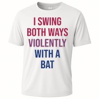 I Swing Both Ways Violently With A Bat Actual Joe Quinn Performance Shirt