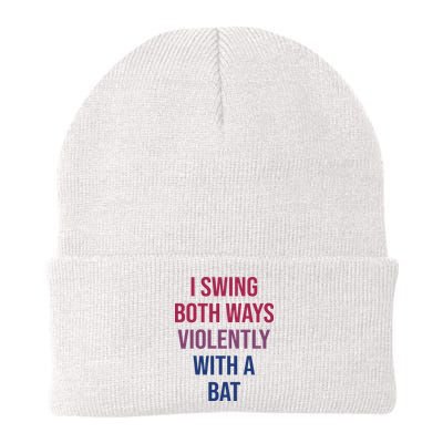 I Swing Both Ways Violently With A Bat Actual Joe Quinn Beanie