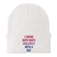 I Swing Both Ways Violently With A Bat Actual Joe Quinn Beanie