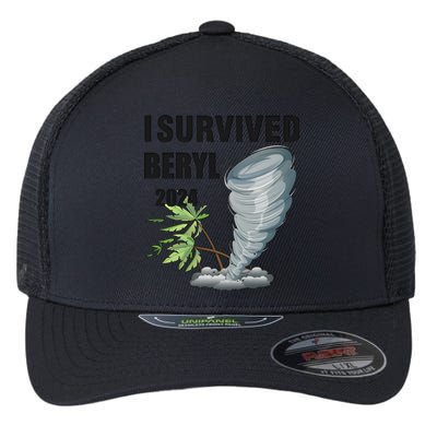 I Survived Beryl 2024 Support Squad Flexfit Unipanel Trucker Cap