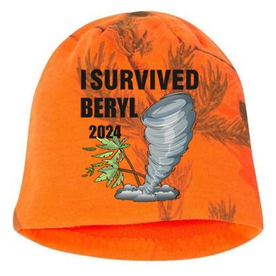 I Survived Beryl 2024 Support Squad Kati - Camo Knit Beanie