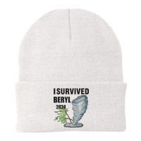 I Survived Beryl 2024 Support Squad Knit Cap Winter Beanie