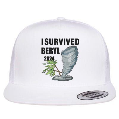 I Survived Beryl 2024 Support Squad Flat Bill Trucker Hat