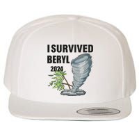 I Survived Beryl 2024 Support Squad Wool Snapback Cap