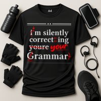 Im Silently Correcting Your Grammar For Grammar Police Performance Shirt