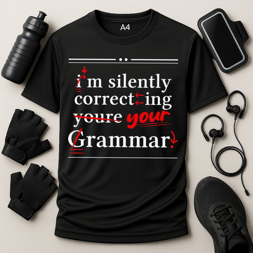Im Silently Correcting Your Grammar For Grammar Police Performance Shirt