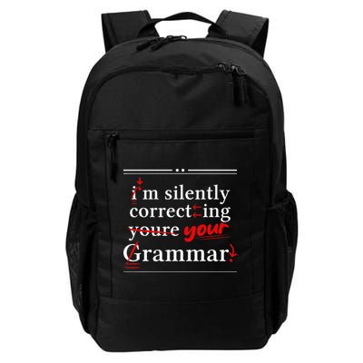 Im Silently Correcting Your Grammar For Grammar Police Backpack