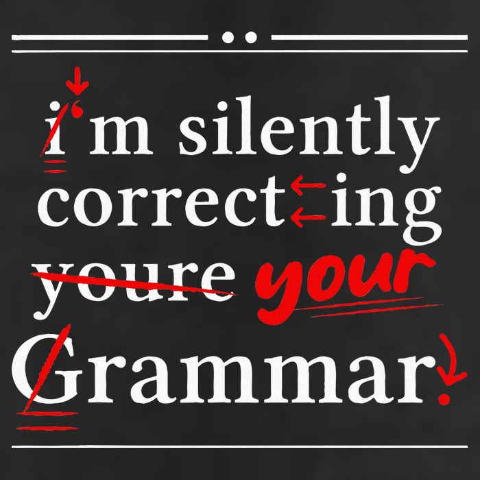 Im Silently Correcting Your Grammar For Grammar Police Golf Towel
