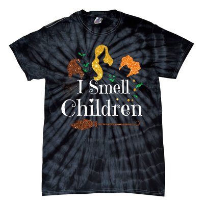 I Smell Children Funny Halloween Tie-Dye T-Shirt