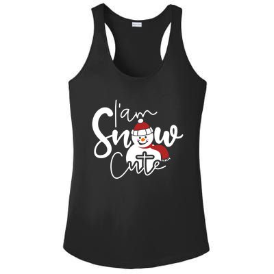 Im Snow Cute Funny Snow Merry Christmas Gift Ladies PosiCharge Competitor Racerback Tank