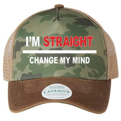 I’M Straight Change My Mind Legacy Tie Dye Trucker Hat