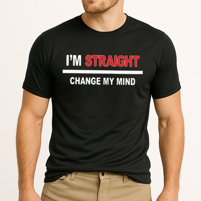 I’M Straight Change My Mind Cooling Performance Crew T-Shirt