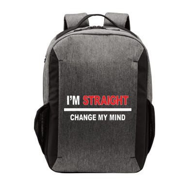 I’M Straight Change My Mind Vector Backpack