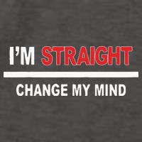 I’M Straight Change My Mind Vector Backpack