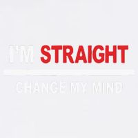 I’M Straight Change My Mind Garment-Dyed Sweatshirt