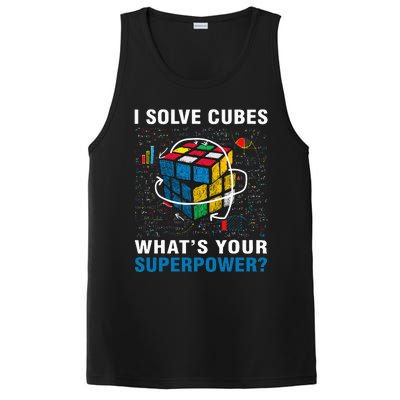 I Solve Cubes Superpower Funny Speed Cubing PosiCharge Competitor Tank