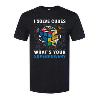 I Solve Cubes Superpower Funny Speed Cubing Softstyle CVC T-Shirt