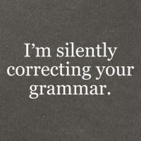I'm Silently Correcting Your Grammar Meaningful Gift Cotton Canvas Backpack