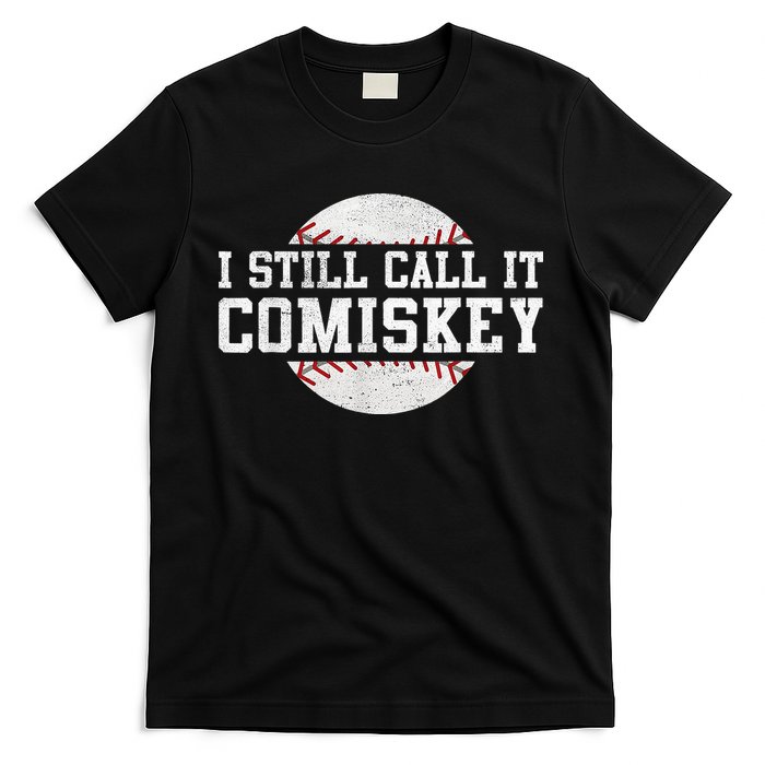 I Still Call It Comiskey Baseball Player Vintage Sport T-Shirt
