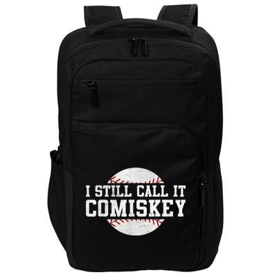 I Still Call It Comiskey Baseball Player Vintage Sport Impact Tech Backpack