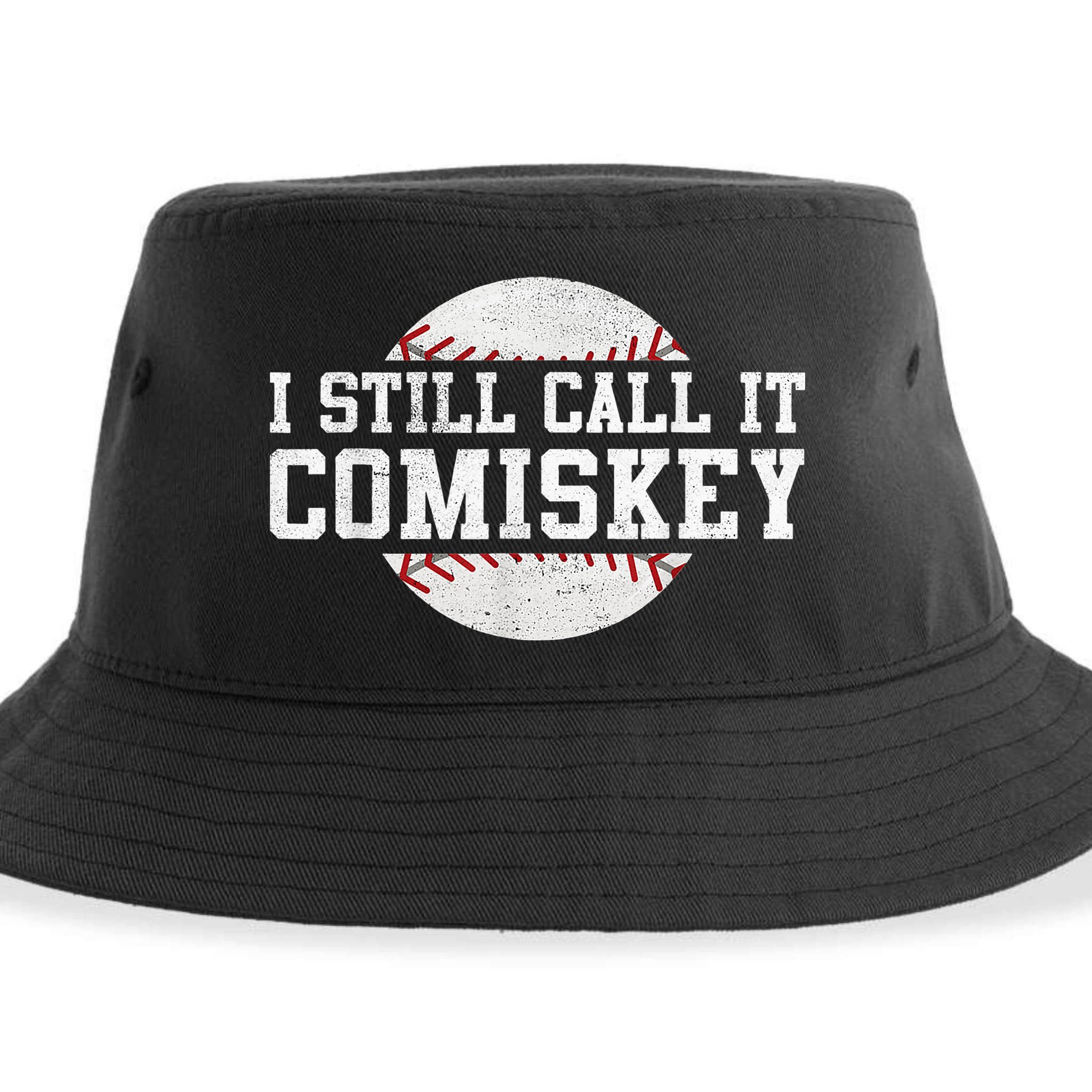 I Still Call It Comiskey Baseball Player Vintage Sport Sustainable Bucket Hat