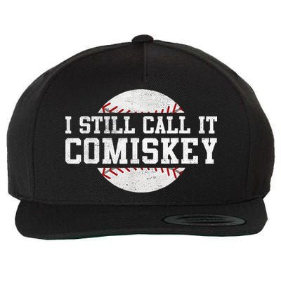 I Still Call It Comiskey Baseball Player Vintage Sport Wool Snapback Cap