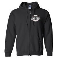 I Still Call It Comiskey Baseball Player Vintage Sport Full Zip Hoodie