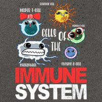Immune System Cells Biology Cell Science Humor Cotton Canvas Backpack