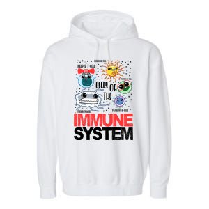 Immune System Cells Biology Cell Science Humor Garment-Dyed Fleece Hoodie