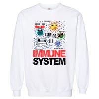 Immune System Cells Biology Cell Science Humor Garment-Dyed Sweatshirt