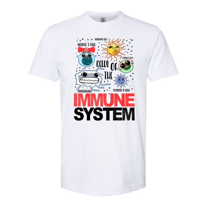 Immune System Cells Biology Cell Science Humor Softstyle CVC T-Shirt