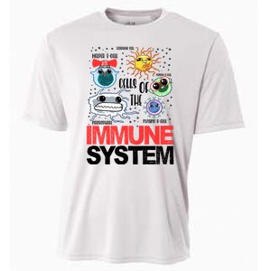 Immune System Cells Biology Cell Science Humor Cooling Performance Crew T-Shirt