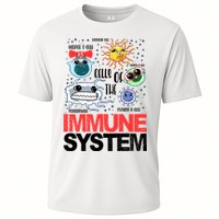 Immune System Cells Biology Cell Science Humor Cooling Performance Crew T-Shirt