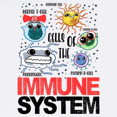 Immune System Cells Biology Cell Science Humor T-Shirt